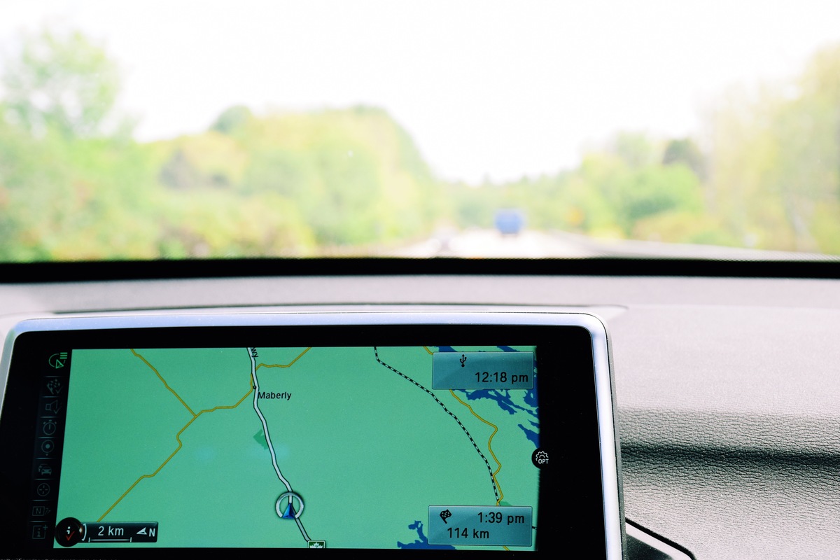 GPS no carro