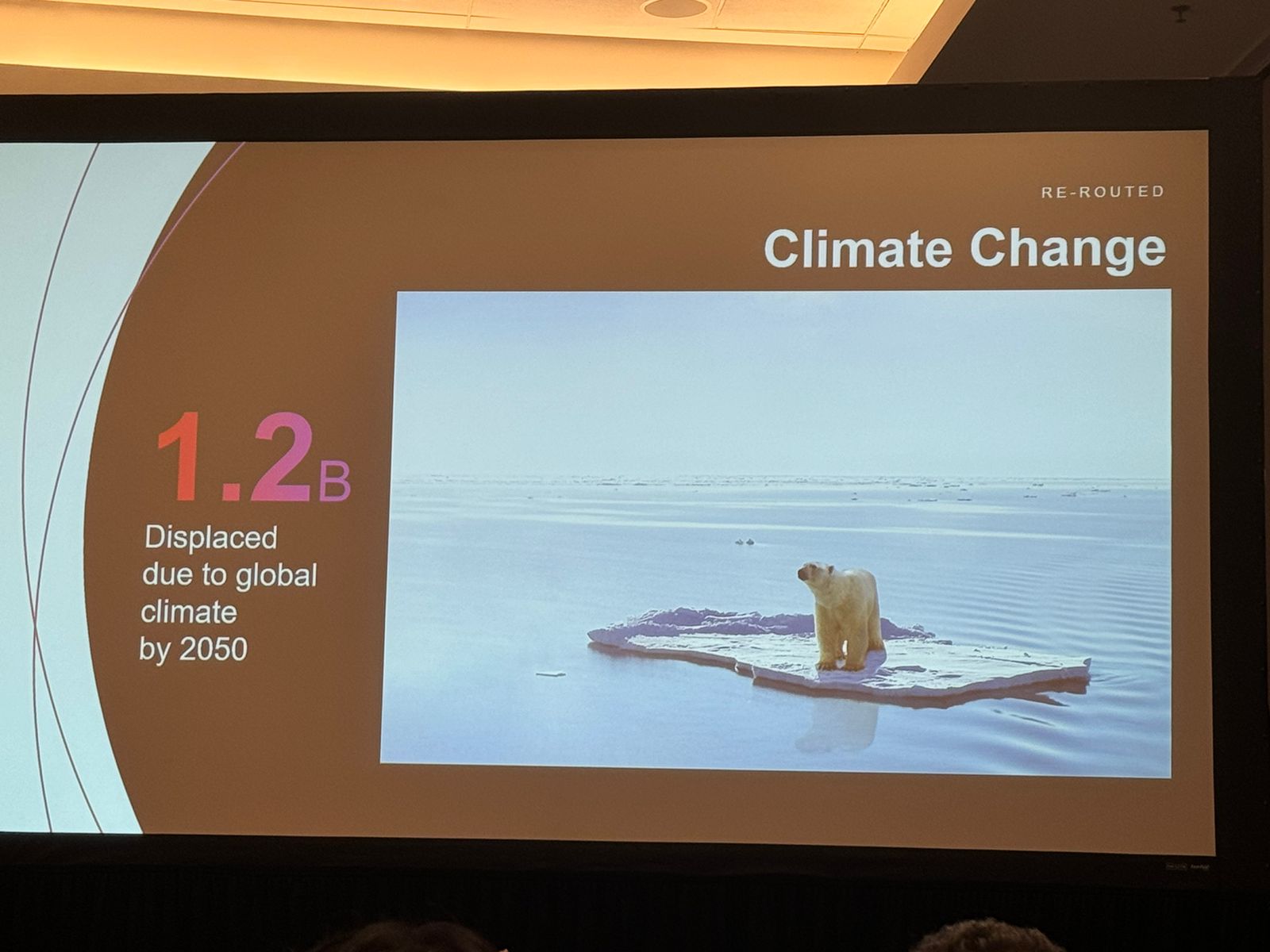 mudanças climáticas foram abordadas na palestra