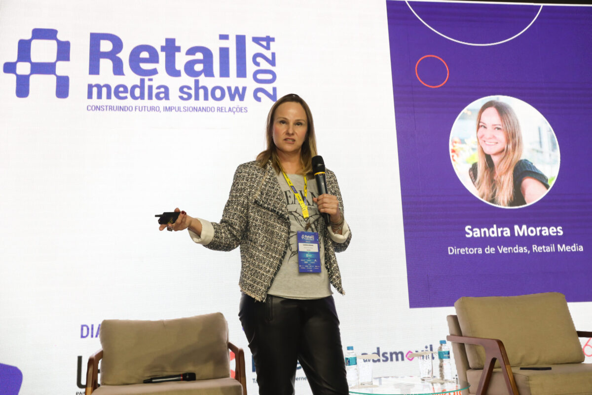 Sandra Moraes, diretora da Criteo, no Retail Media Show