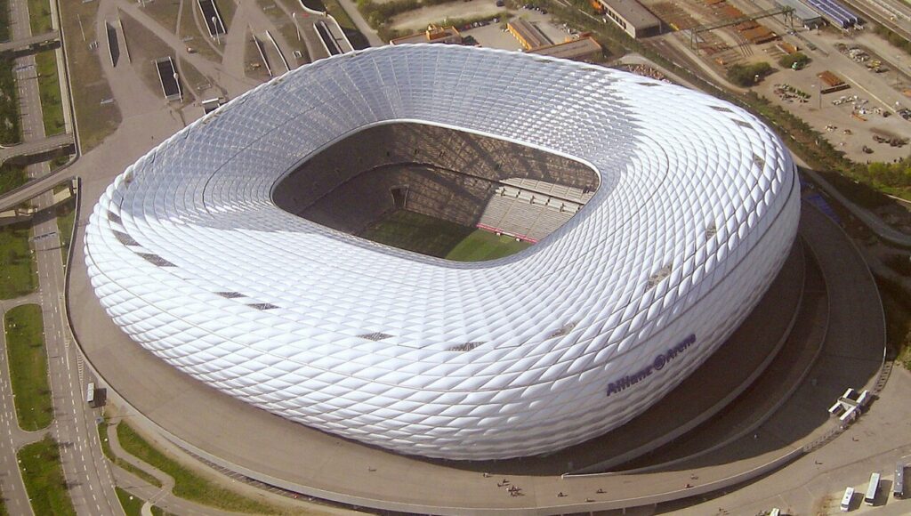 Allianz Arena, em Munique, na Alemanha