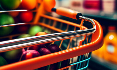 cesta de supermercado; fevereiro vendas do varejo
