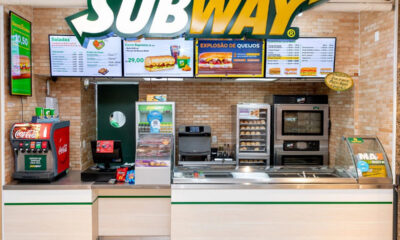 franquias de alimentação - subway; fast food