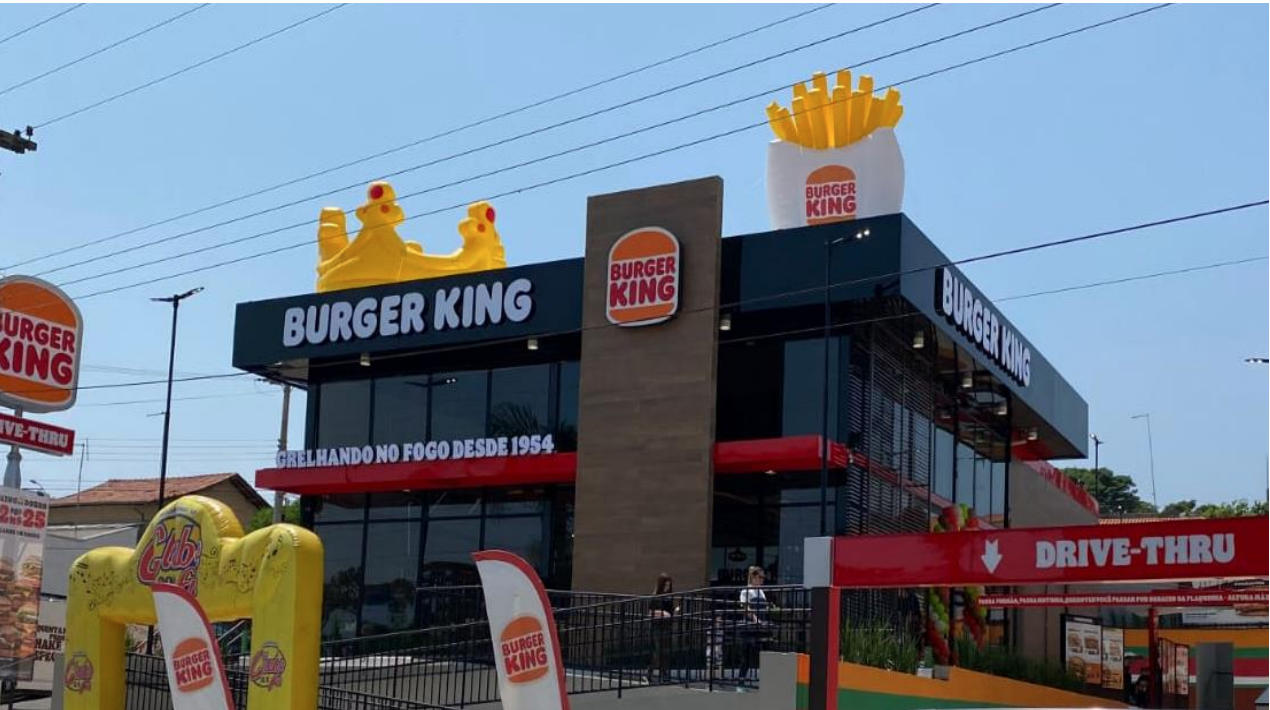 unidade do Burger King no modelo Royal Pavilion