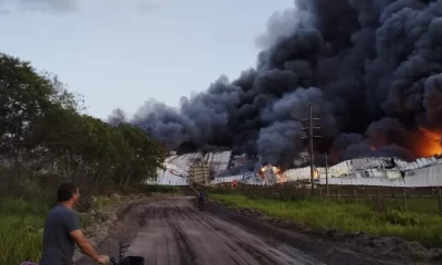 Fábrica da Cacau Show é atingida por incêndio no Espírito Santo
