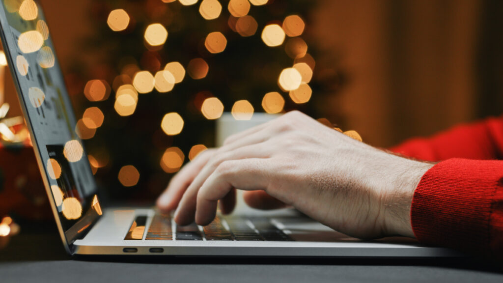 Compras online no Natal