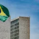 Bandeira do Brasil na Esplanada dos Ministérios
