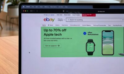 página do ebay aberta em computador