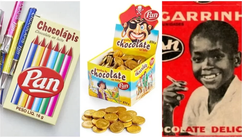 exemplos de produtos da marca Pan, que vai à leilão