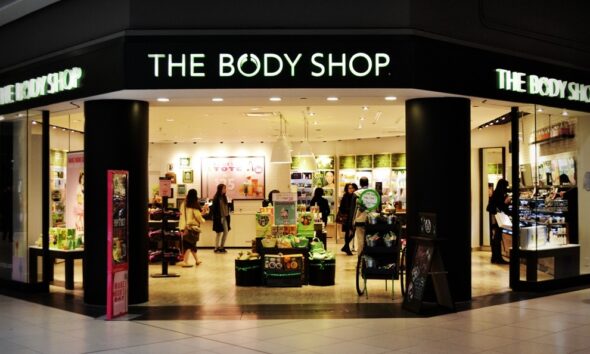 Fachada de loja da The Body Shop Brasil