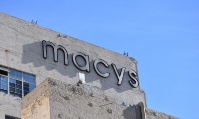 Foto de logo da Macy's em seu prédio