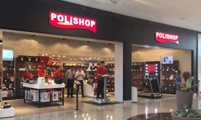 Loja da Polishop; movimento lojas físicas