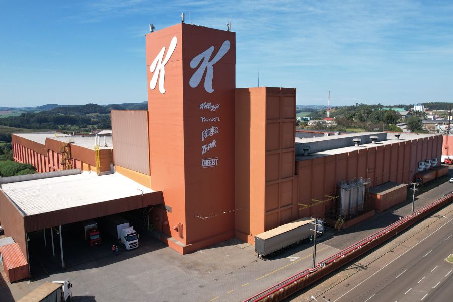 Fábrica da Kellanova em Santa Catarina