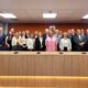 Representantes de entidades em Brasília, incluindo ABLOS, com o presidente do Senado Rodrigo Pacheco