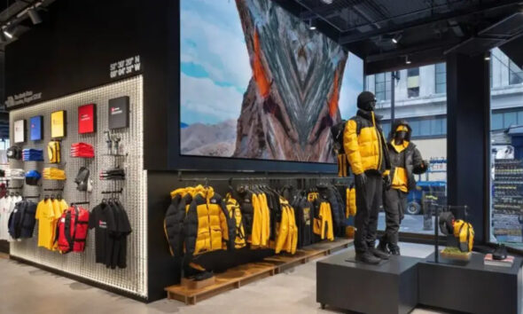 The North Face; lojas