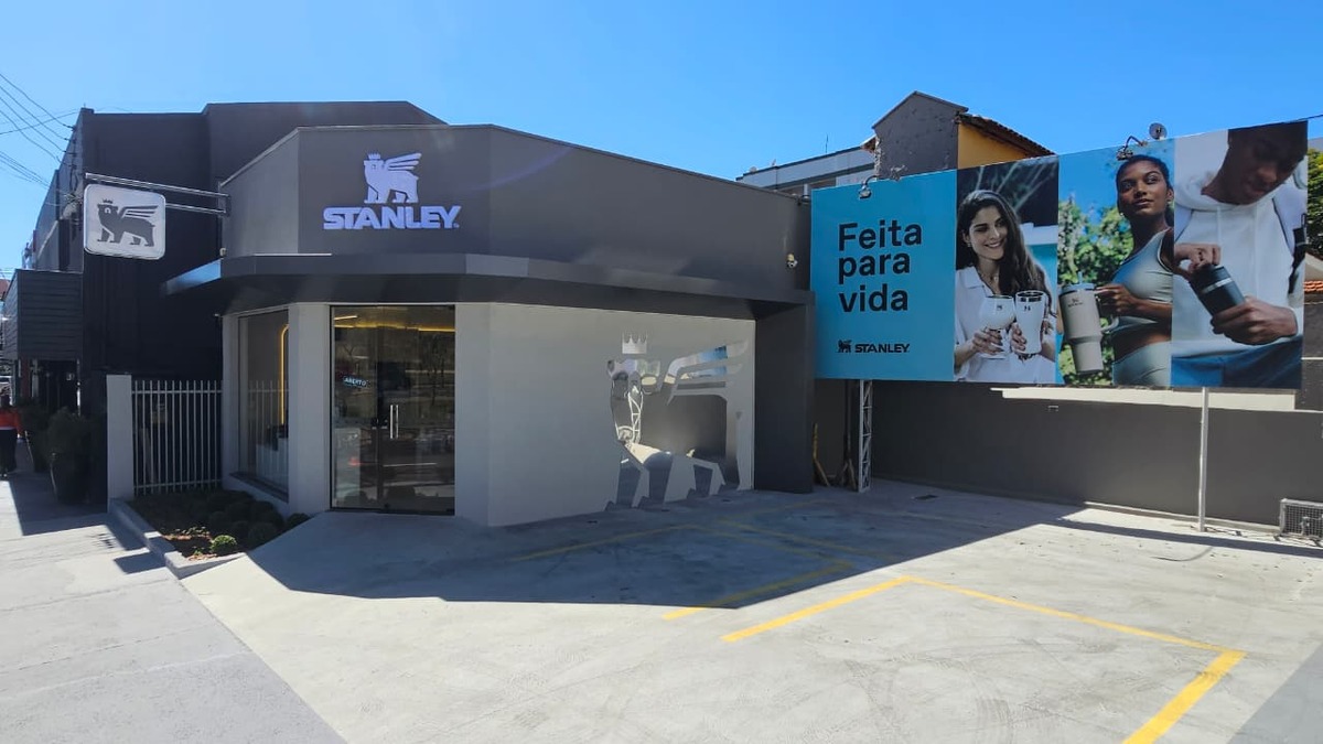 fachada de loja stanley no brasil