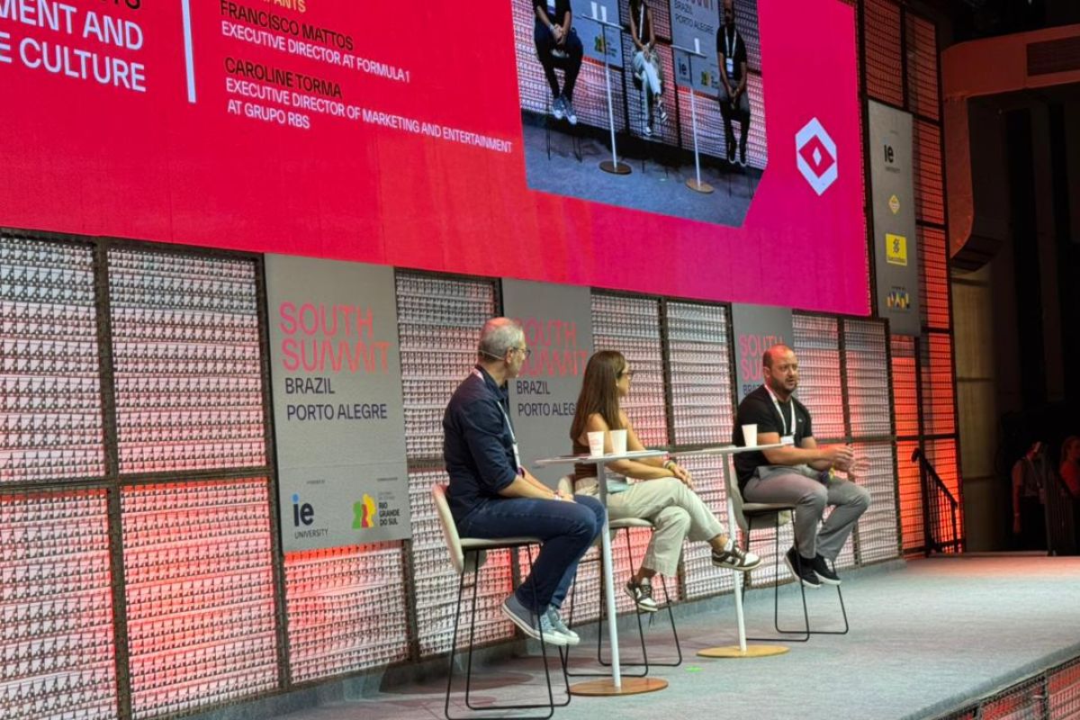 Painel durante a South Summit Brazil