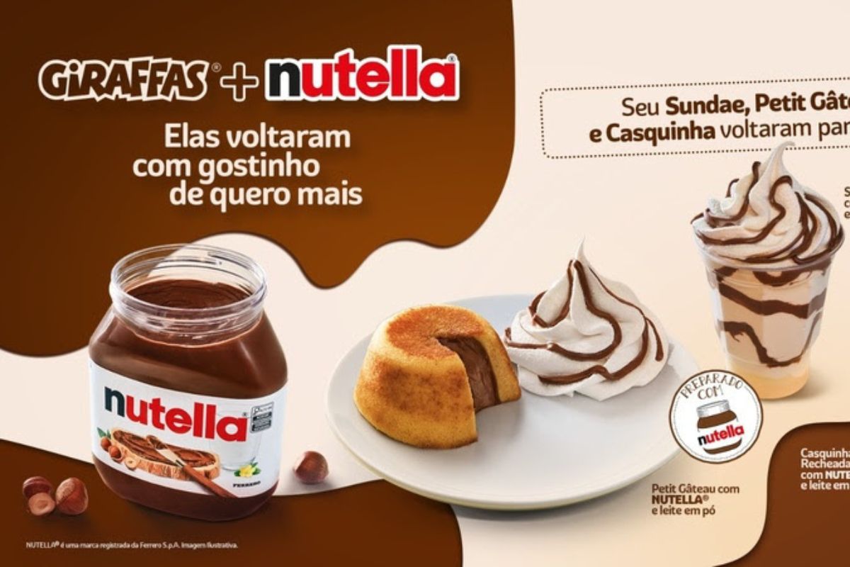 Giraffas e Nutella