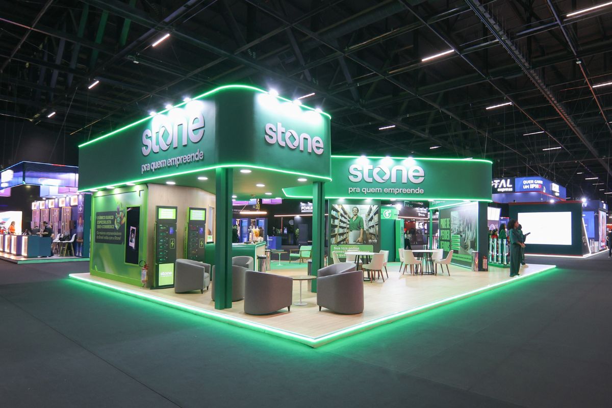 Estande da Stone