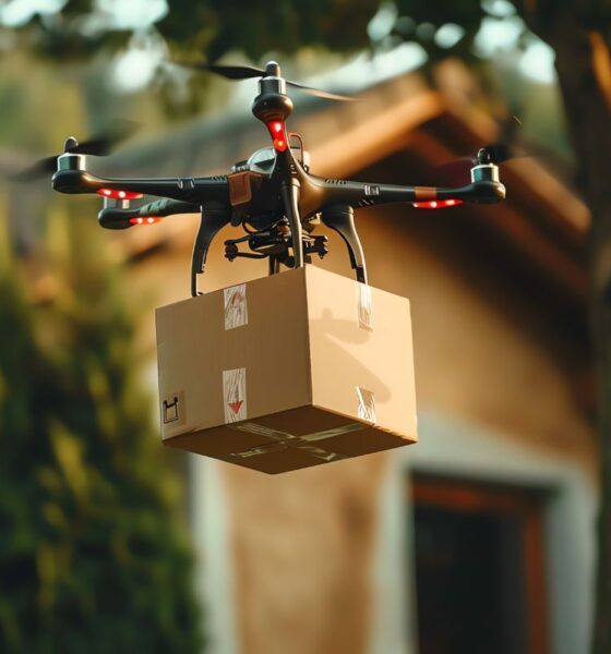 Entrega com drones no varejo