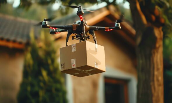 Entrega com drones no varejo