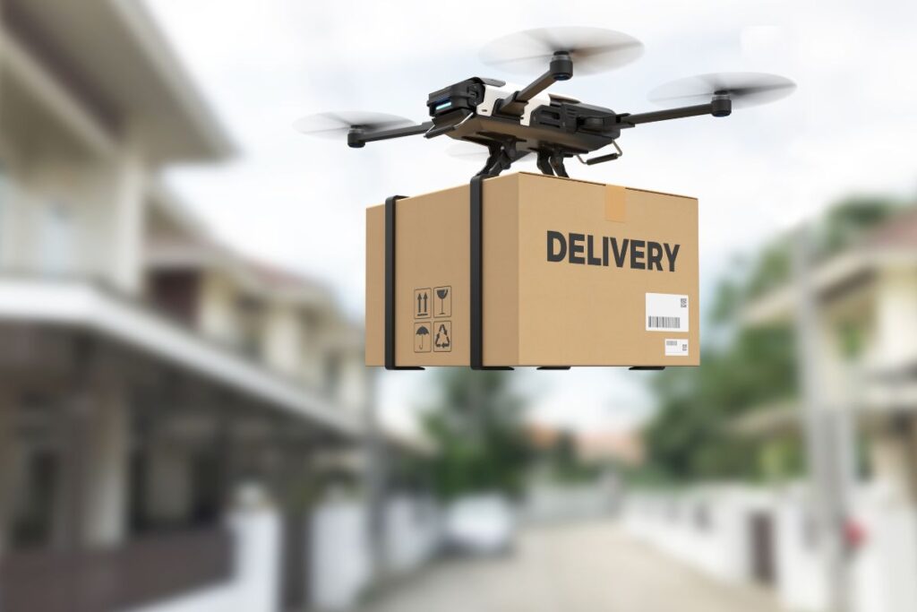 Entrega com drones no varejo
