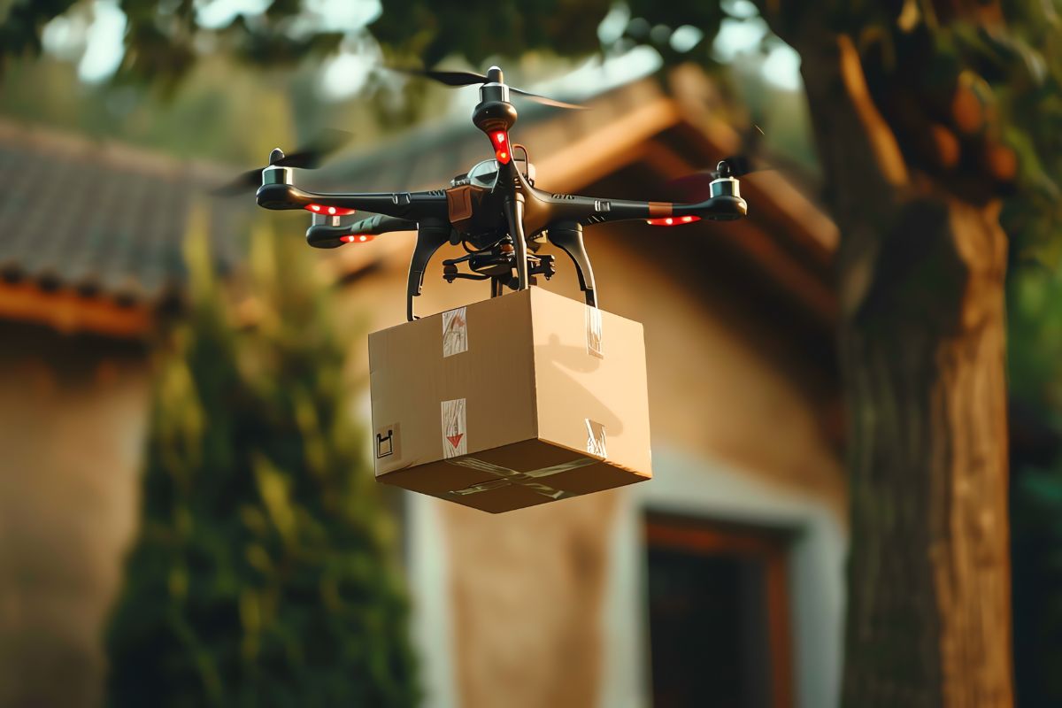 Entrega com drones no varejo